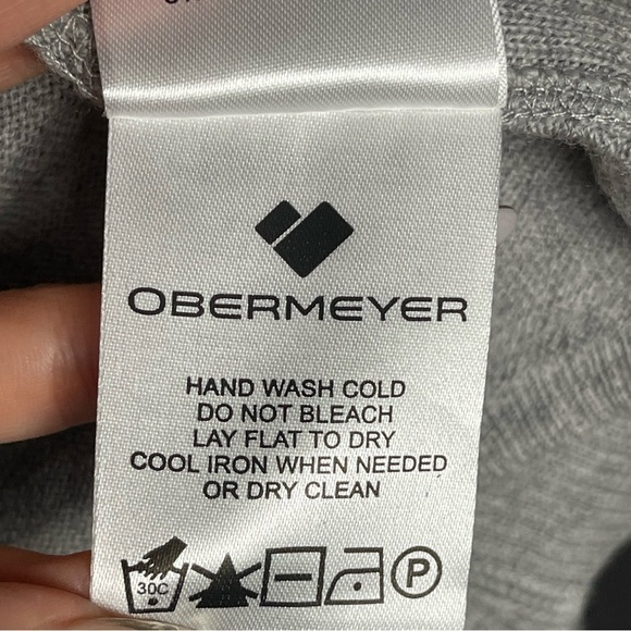 Obermeyer Wool Long Sleeve‎ Sweater Cardigan Jacket Size Medium Women - Picture 10 of 14